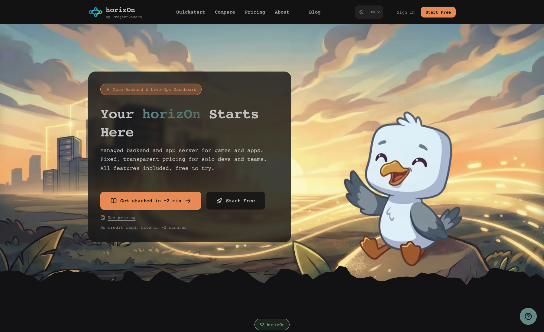 Building a game backend: what we learned from horizOn