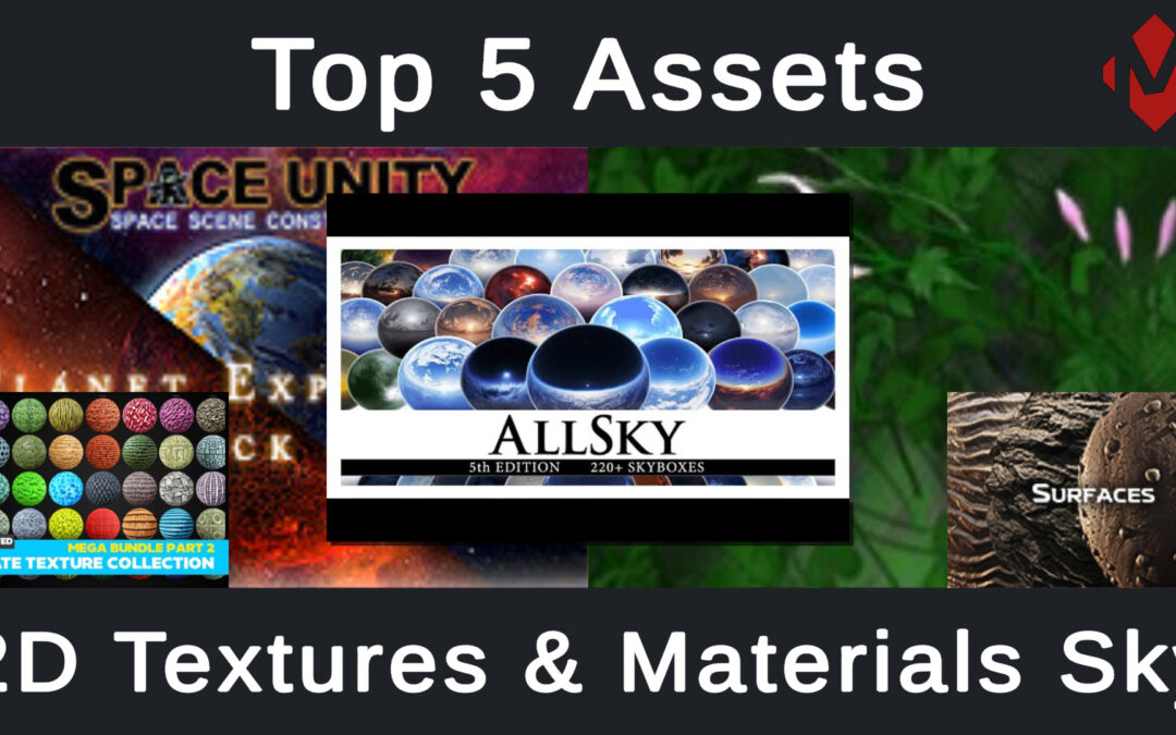 Top 5 Unity Assets – 2D Textures & Materials Sky